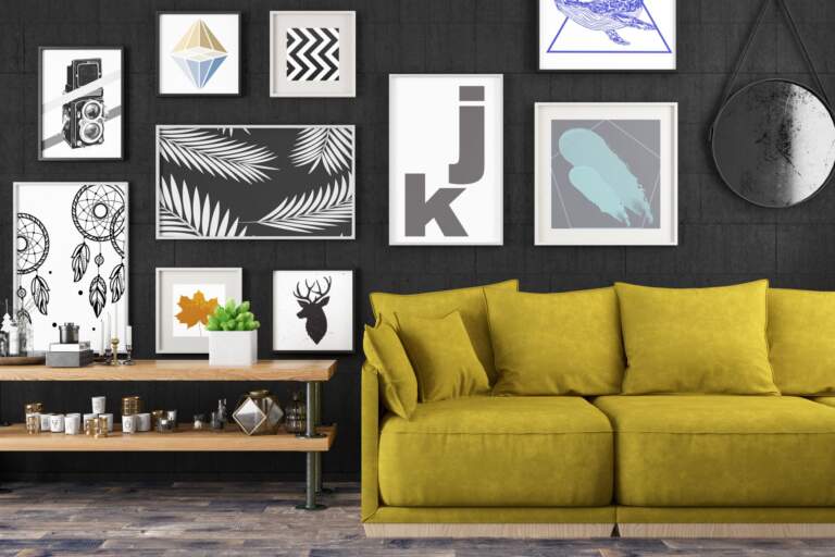 how to style wall art
