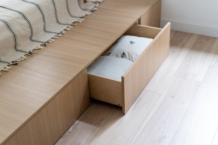 bed base storage